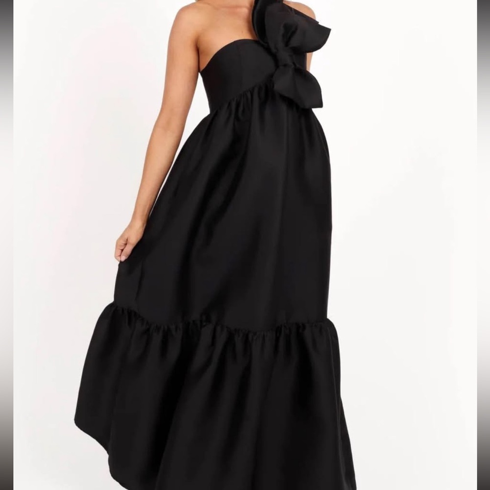 Petal & Pup Women's Betina Bow Front Maxi Dress